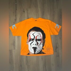 4th Rope Sting ‘Orange/ Baby Blue’ Oversized T-Shirt